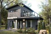 Modern Style House Plan - 3 Beds 2 Baths 1200 Sq/Ft Plan #23-2831 