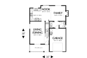 Traditional Style House Plan - 3 Beds 2.5 Baths 1482 Sq/Ft Plan #48-309 