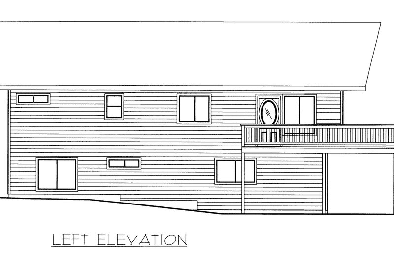 Home Plan - Exterior - Other Elevation for Modern House Plan #117-394 - 3 bed, 2.5 bath