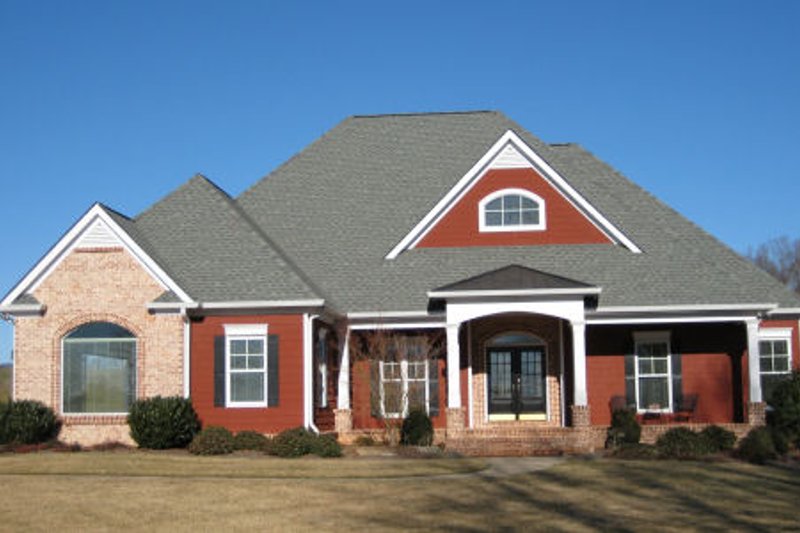 Dream House Plan - European Exterior - Front Elevation Plan #437-41