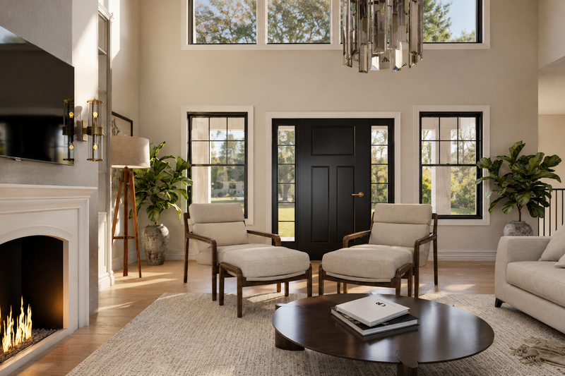 Architectural House Design - Interior - Entry for Modern House Plan #1064-472 - 1 bed, 1.5 bath