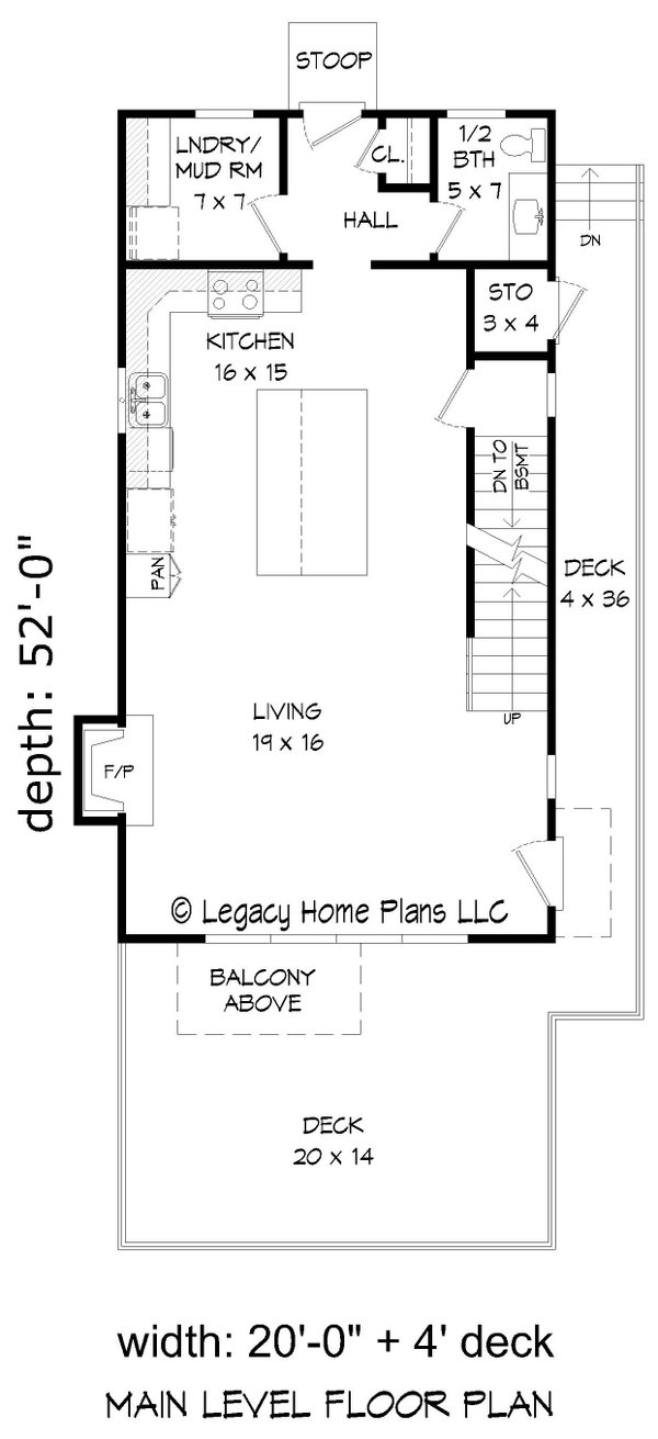 Modern Floor Plan - Main Floor Plan #932-772