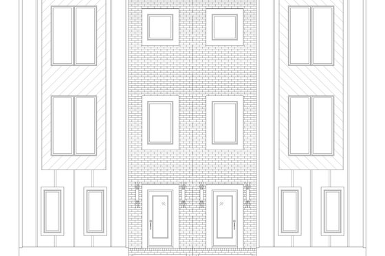 Exterior - Front Elevation 3 for Contemporary House Plan #932-1428 - 8 bed, 8 bath
