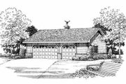 Traditional Style House Plan - 0 Beds 0 Baths 876 Sq/Ft Plan #72-278 