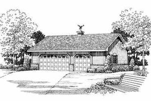 Traditional Exterior - Front Elevation Plan #72-278