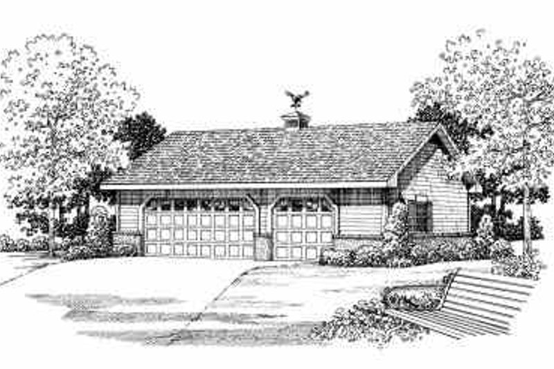 Traditional Style House Plan - 0 Beds 0 Baths 876 Sq/Ft Plan #72-278