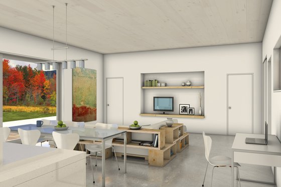 Interior - Other for Modern House Plan #497-34 - 2 bed, 2 bath