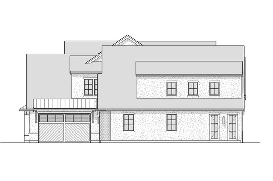 Exterior - Other Elevation 1 for European House Plan #1114-12 - 6 bed, 4.5 bath