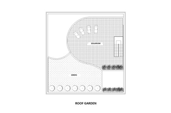 Floor Plan - Upper Floor for Modern House Plan #542-17 - 3 bed, 3 bath