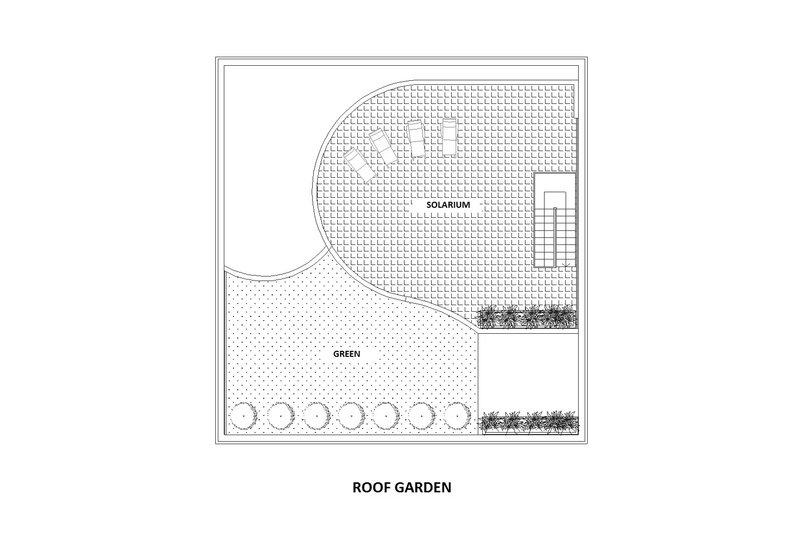 Dream House Plan - Floor Plan - Upper Floor for Modern House Plan #542-17 - 3 bed, 3 bath