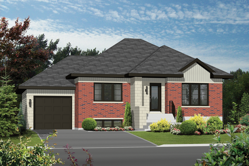 Contemporary Style House Plan - 2 Beds 1 Baths 1099 Sq/Ft Plan #25-4591