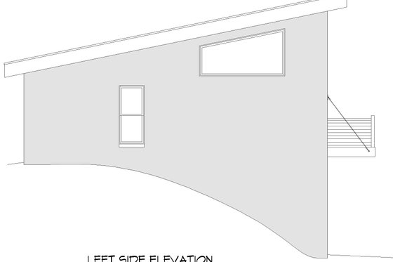 Exterior - Other Elevation for Contemporary House Plan #932-946 - 3 bed, 3 bath