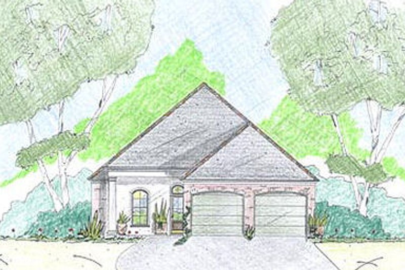 Home Plan - European Exterior - Front Elevation Plan #36-456