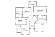 Craftsman Style House Plan - 4 Beds 3.5 Baths 3233 Sq/Ft Plan #67-887 