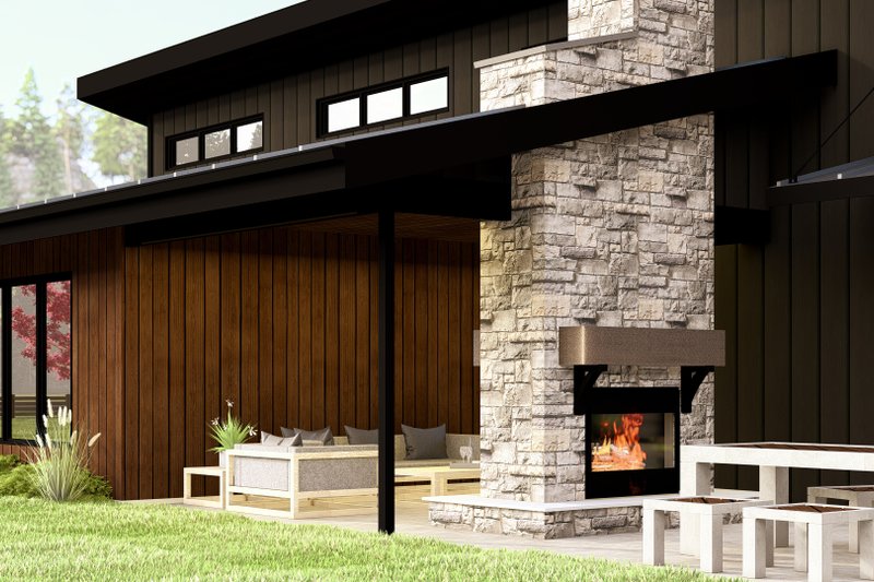 House Design - Exterior - Outdoor Living for Contemporary House Plan #1064-336 - 3 bed, 2.5 bath