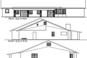 Adobe / Southwestern Style House Plan - 4 Beds 4 Baths 2819 Sq/Ft Plan #1-694 