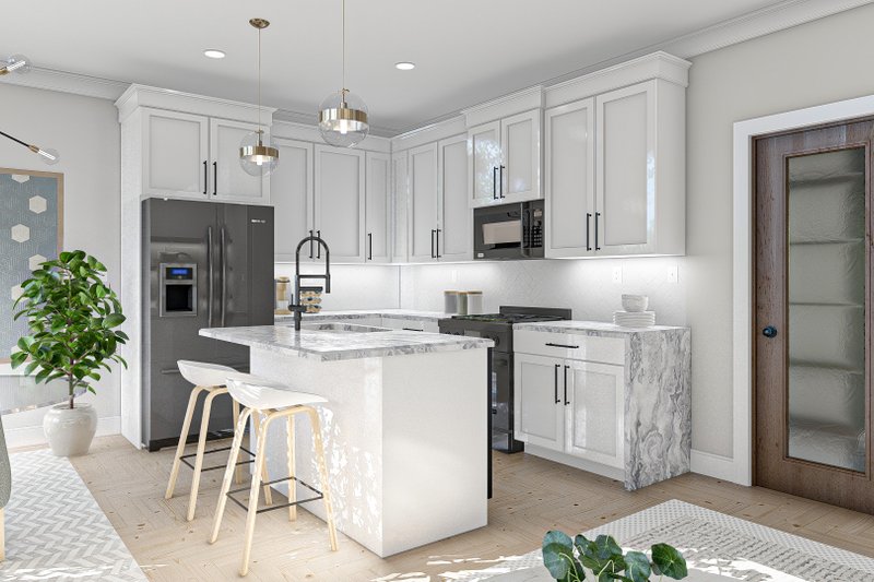 Dream House Plan - Interior - Kitchen for Farmhouse House Plan #455-306 - 3 bed, 2.5 bath
