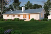 Ranch Style House Plan - 2 Beds 2 Baths 1480 Sq/Ft Plan #888-4 