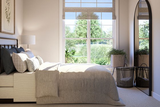 Interior - Bedroom 1 for Traditional House Plan #455-82 - 3 bed, 2 bath