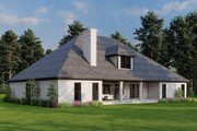 Traditional Style House Plan - 5 Beds 4 Baths 3264 Sq/Ft Plan #923-64 Exterior 