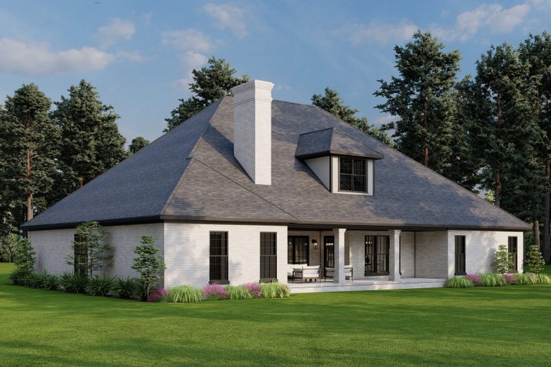 Architectural House Design - Exterior - Other Elevation 2 for Traditional House Plan #923-64 - 5 bed, 4 bath
