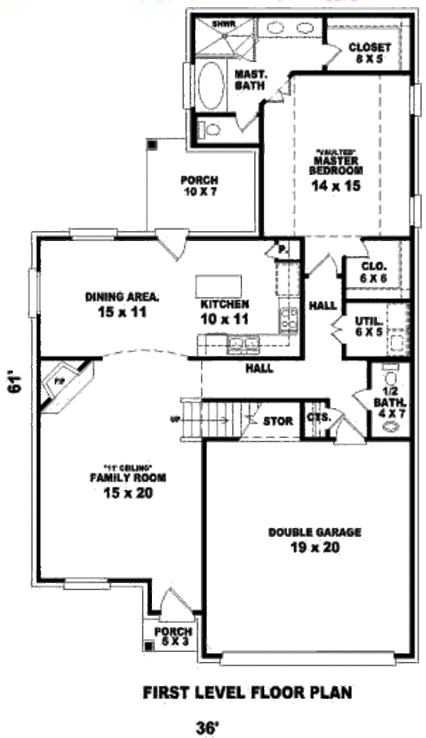 European Floor Plan - Main Floor Plan #81-13643