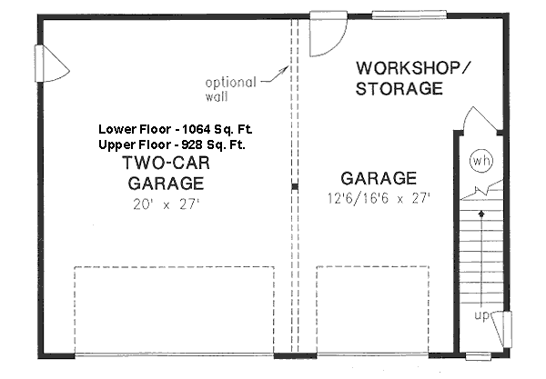 Bungalow Floor Plan - Main Floor Plan #18-4520
