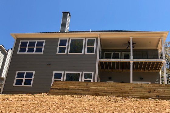 Exterior - Front Elevation 3 for Ranch House Plan #437-88 - 3 bed, 3.5 bath