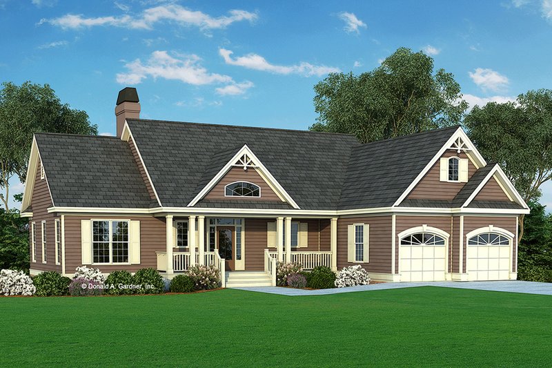 Home Plan - Country Exterior - Front Elevation Plan #929-314