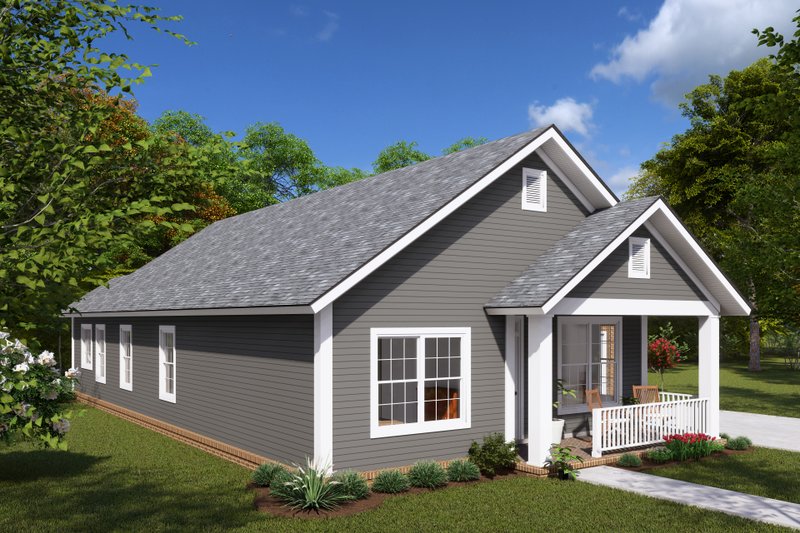 Ranch Style House Plan - 3 Beds 2 Baths 1397 Sq/Ft Plan #513-2 ...