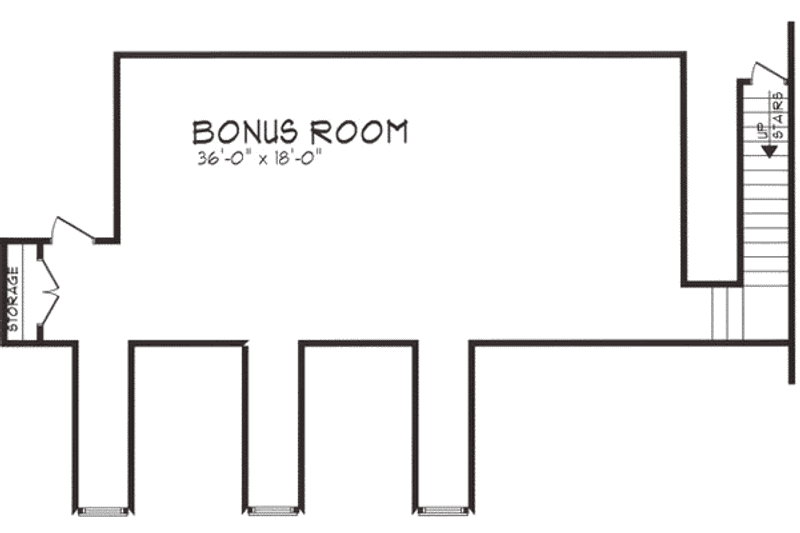 Home Plan - Floor Plan - Other Floor for Traditional House Plan #62-124 - 4 bed, 3 bath
