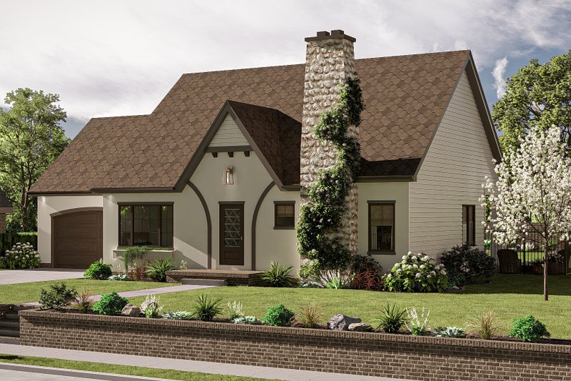 Cottage Style House Plan - 3 Beds 2 Baths 1496 Sq/Ft Plan #455-429 ...