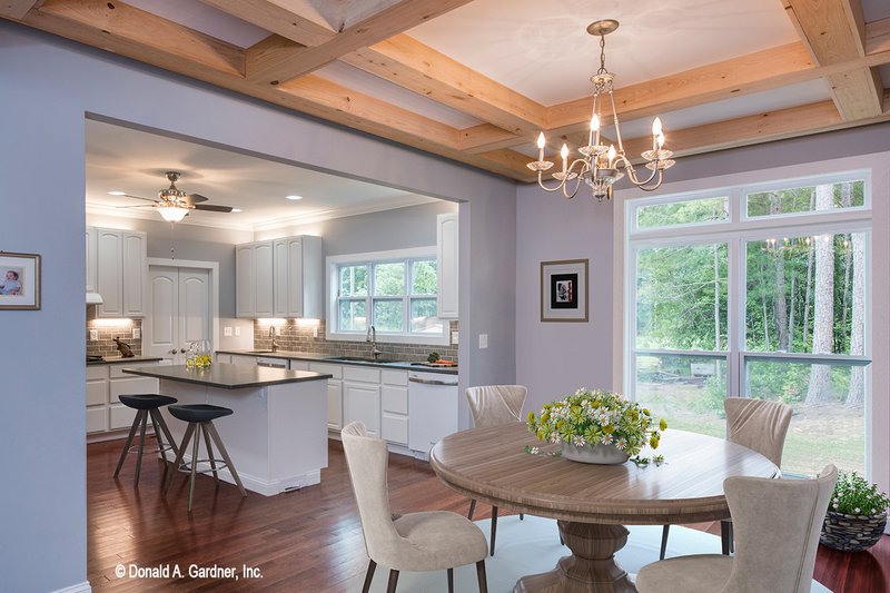 House Design - Interior - Dining Room for Craftsman House Plan #929-986 - 4 bed, 3 bath