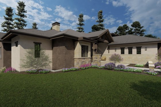 Exterior - Other Elevation for Contemporary House Plan #1069-31 - 5 bed, 5.5 bath