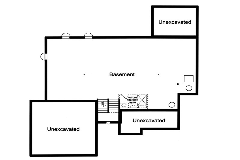 House Blueprint - Interior - Other for Craftsman House Plan #46-918 - 3 bed, 2.5 bath