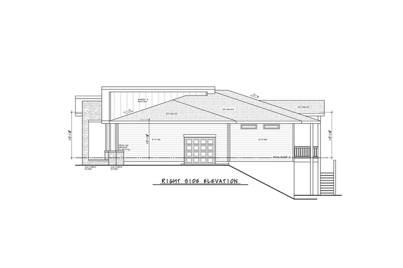 House Blueprint - Exterior - Other Elevation 1 for Contemporary House Plan #20-2615 - 6 bed, 4.5 bath