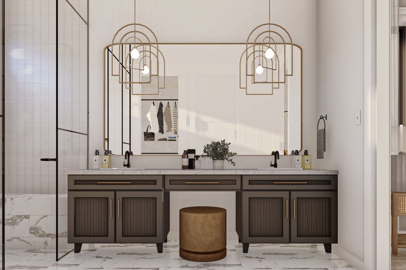 House Design - Interior - Master Bathroom 1 for Barndominium House Plan #455-252 - 2 bed, 2 bath