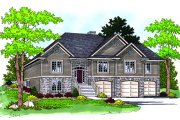 Craftsman Style House Plan - 4 Beds 3 Baths 2819 Sq/Ft Plan #70-453 