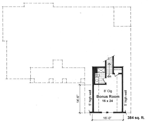 Craftsman Floor Plan - Other Floor Plan #51-515