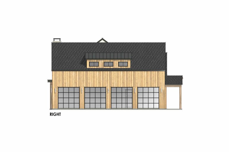 Home Plan - Exterior - Other Elevation for Farmhouse House Plan #1096-5 - 4 bed, 4.5 bath