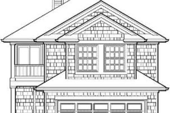 Exterior - Rear Elevation for Traditional House Plan #48-194 - 3 bed, 2.5 bath