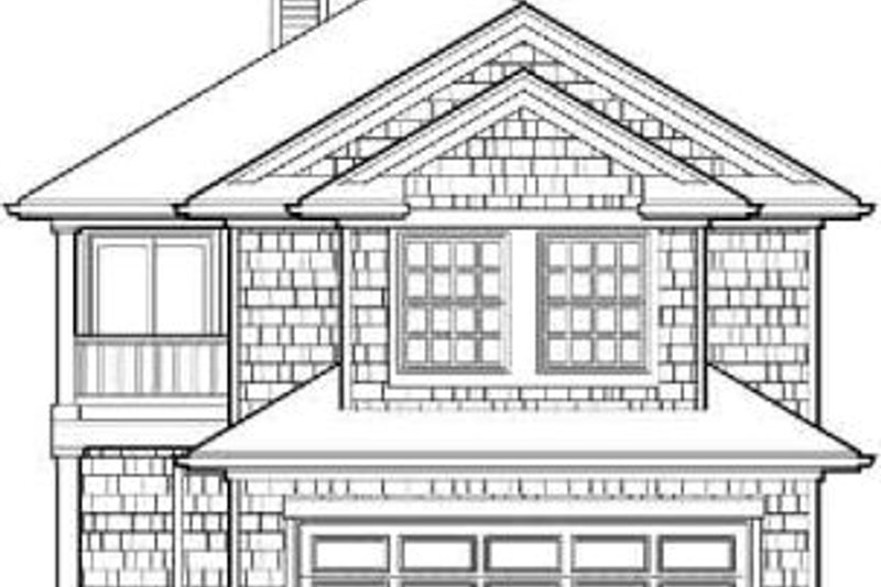 Home Plan - Exterior - Rear Elevation for Traditional House Plan #48-194 - 3 bed, 2.5 bath