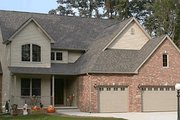 Traditional Style House Plan - 4 Beds 2.5 Baths 2180 Sq/Ft Plan #20-1356 