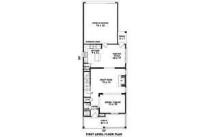 Floor Plan - Main Floor for Colonial House Plan #81-1371 - 4 bed, 2.5 bath