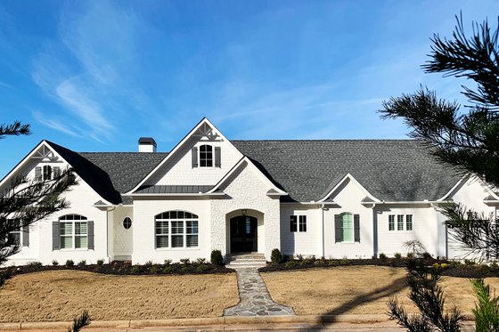 Exterior - Front Elevation 3 for Craftsman House Plan #437-96 - 4 bed, 4.5 bath