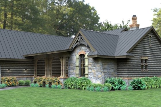 Exterior - Front Elevation 3 for Craftsman House Plan #120-180 - 3 bed, 2.5 bath