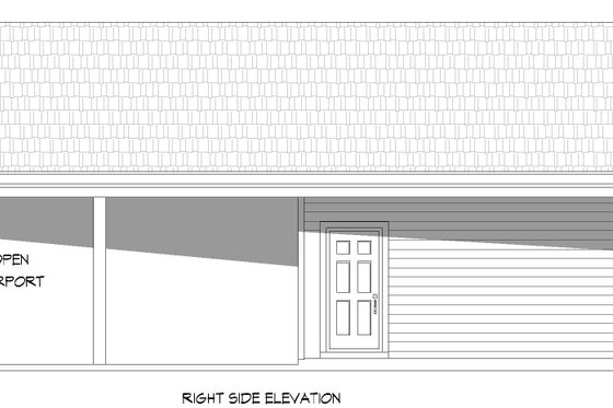 Exterior - Other Elevation for Country House Plan #932-169, 0 bath