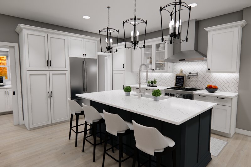 Home Plan - Interior - Kitchen for Craftsman House Plan #51-1368 - 4 bed, 3.5 bath