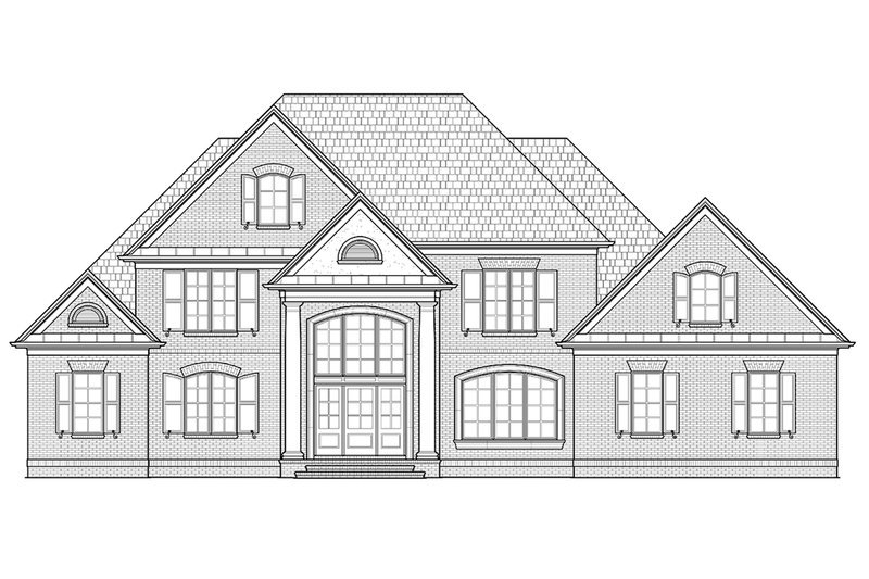 Dream House Plan - Exterior - Front Elevation 5 for Traditional House Plan #1054-24 - 4 bed, 3.5 bath