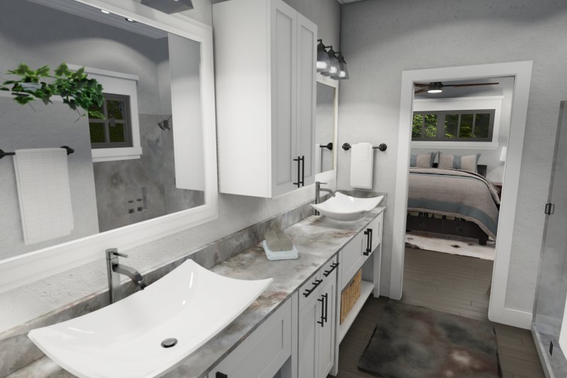 Home Plan - Interior - Master Bathroom 1 for Cottage House Plan #120-273 - 3 bed, 2 bath